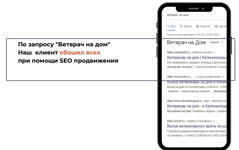 выдача по запросу "ветврач на дом"